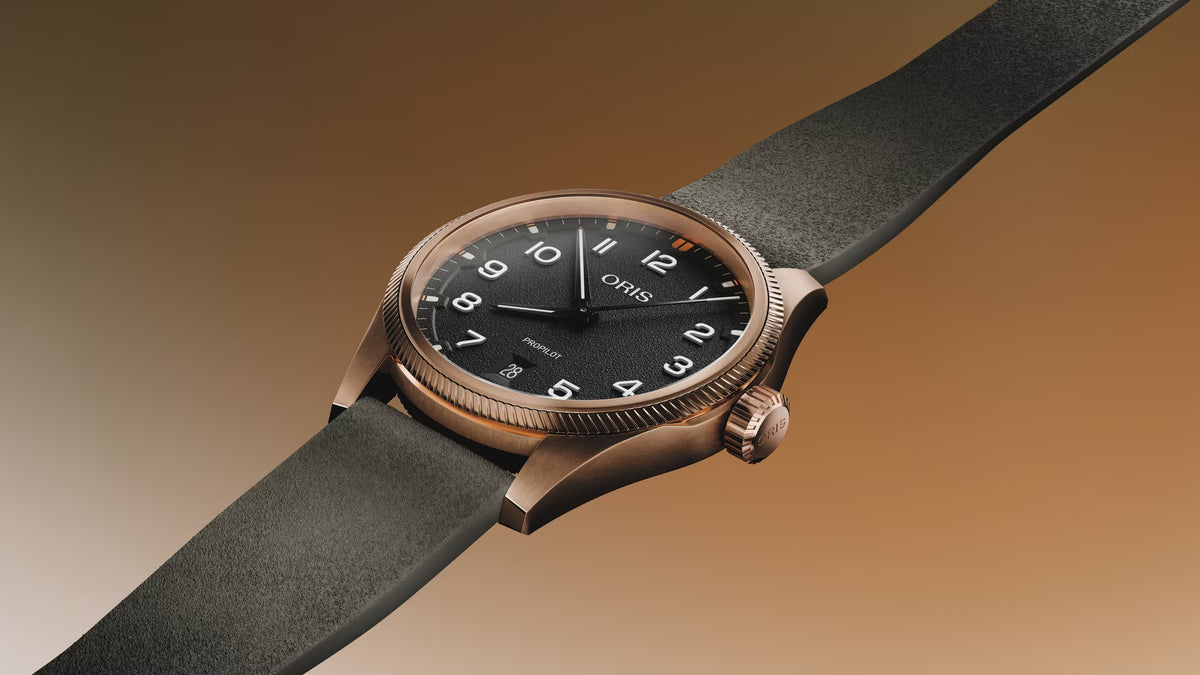 Oris ProPilot Bronze Automatic REF#73378053164-0762022BRLC (Black Dial / 41mm)