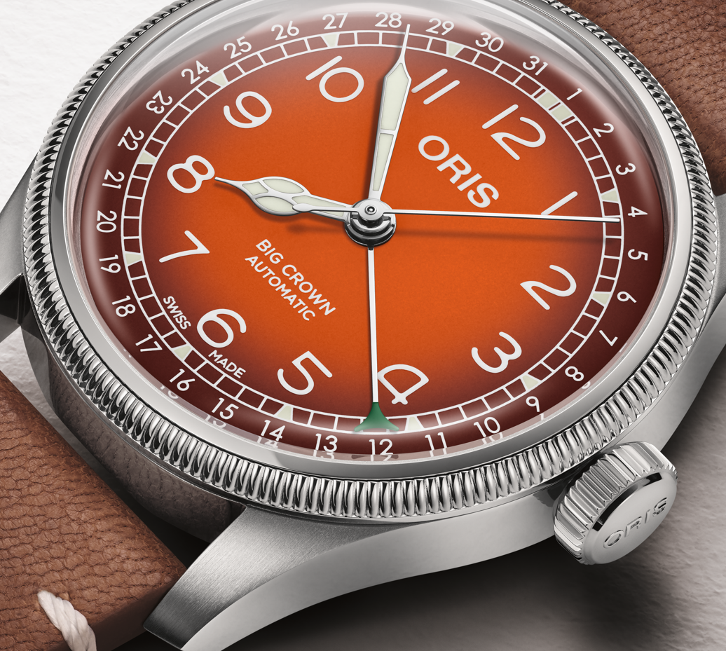Oris Big Crown Pointer Date X Cervo Volante Automatic REF#75477854068-Set (Orange Dial / 40mm)