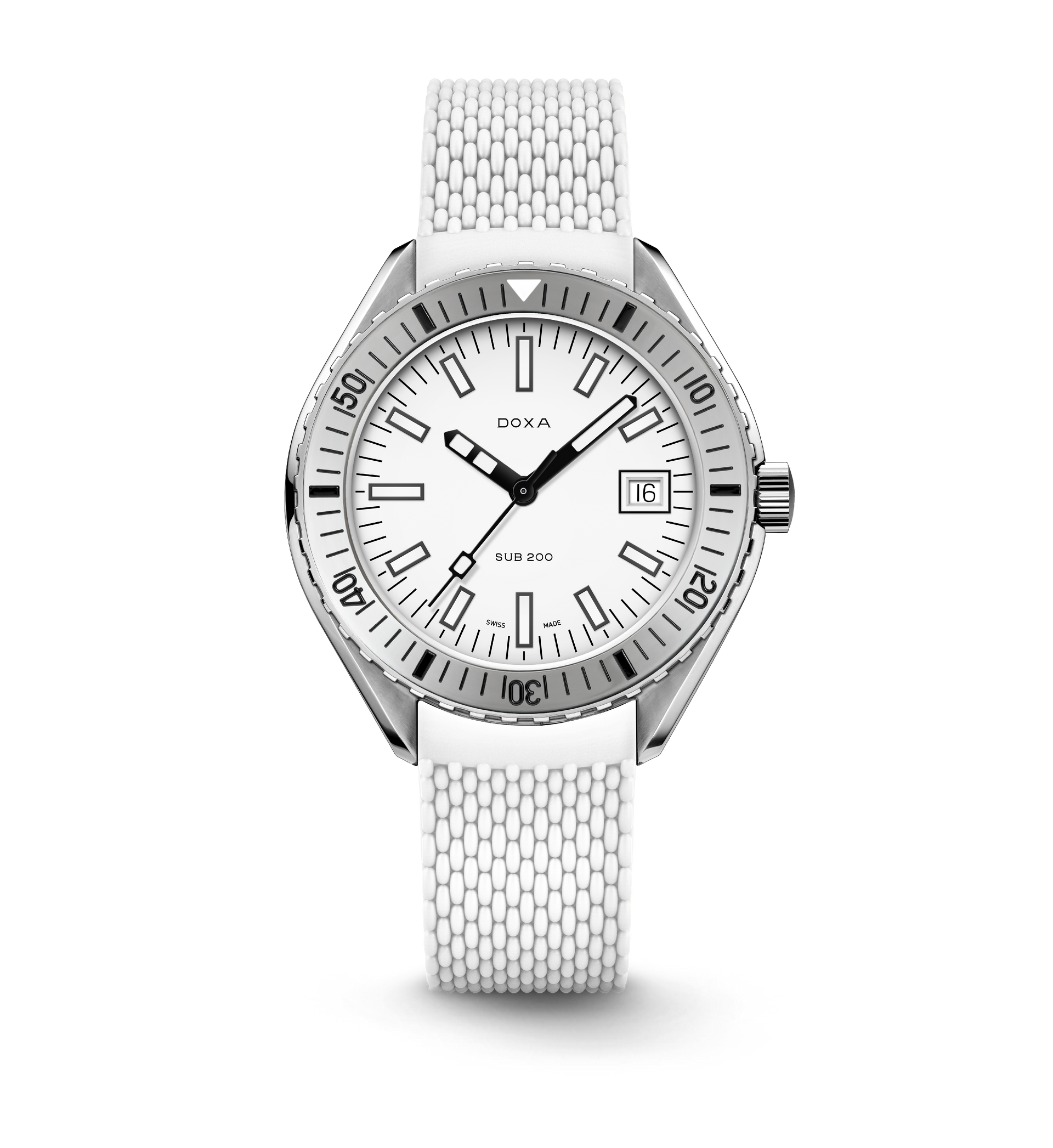 Doxa SUB 200 Whitepearl Automatic (White Dial / 42mm)