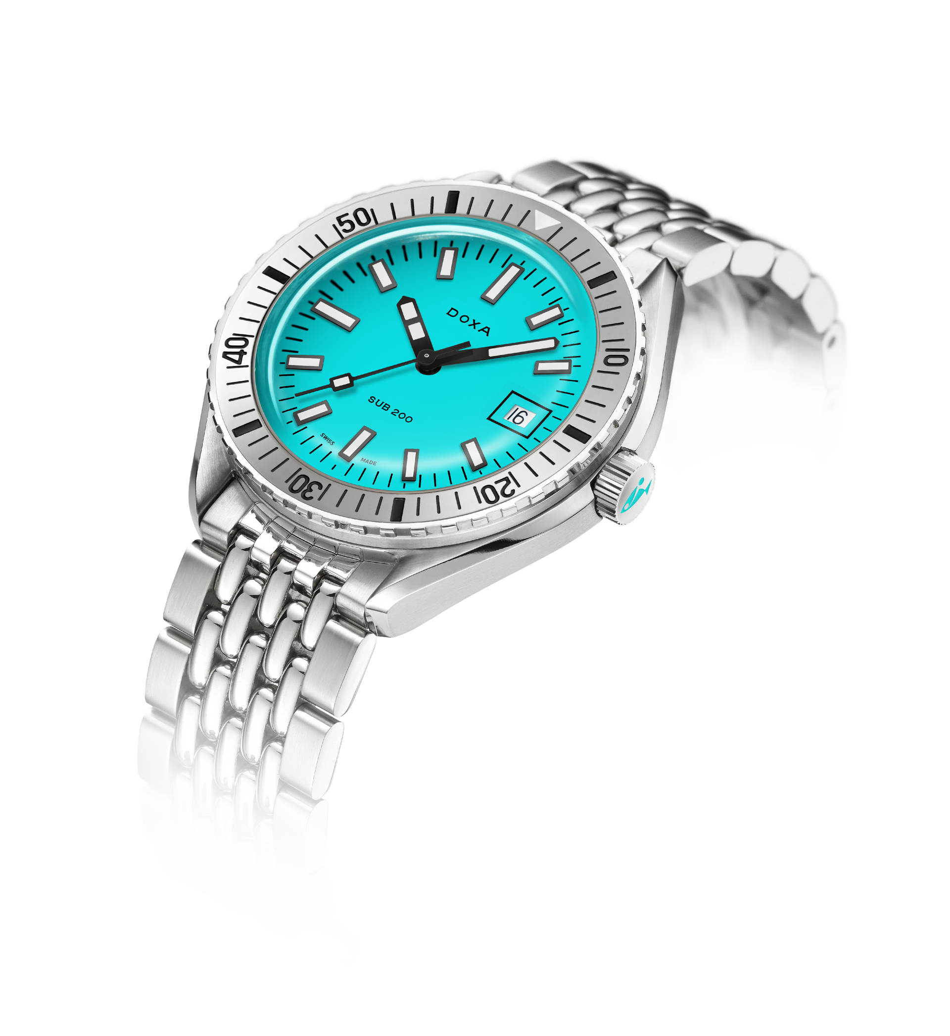 Doxa SUB 200 Aquamarine Automatic (Aquamarine Dial / 42mm)