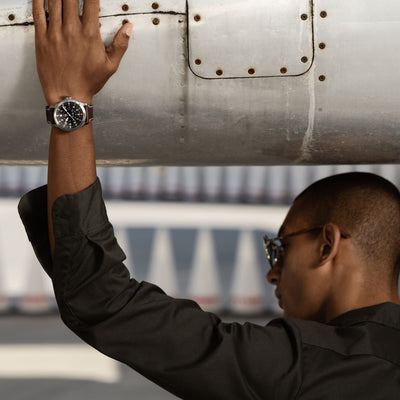 P-38 Lightning, 42MM - Black Dial