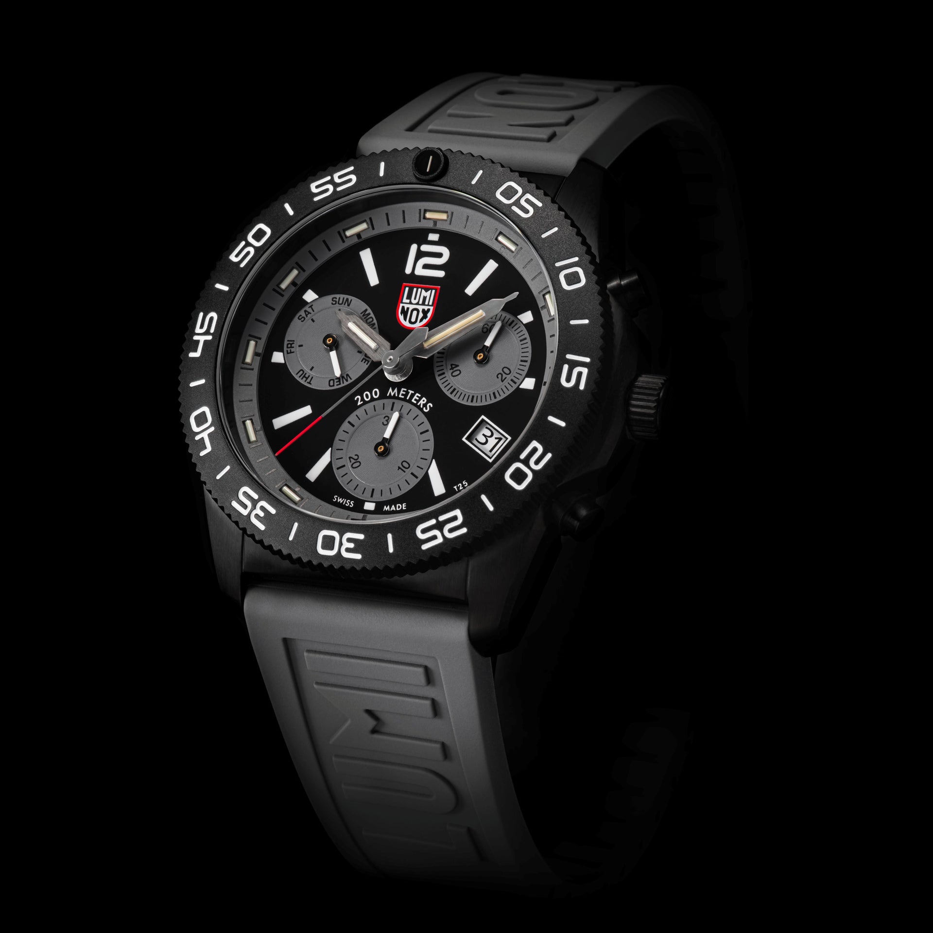 Pacific Diver Chronograph, 44MM - Black/Grey Dial