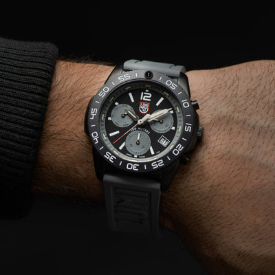 Pacific Diver Chronograph, 44MM - Black/Grey Dial