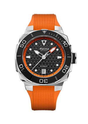 Alpina Seastrong Diver Extreme Automatic (Black & Orange Dial / 41mm)
