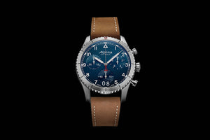 Alpina Startimer Pilot Big Date Chronograph Quartz (Blue Dial / 41mm)