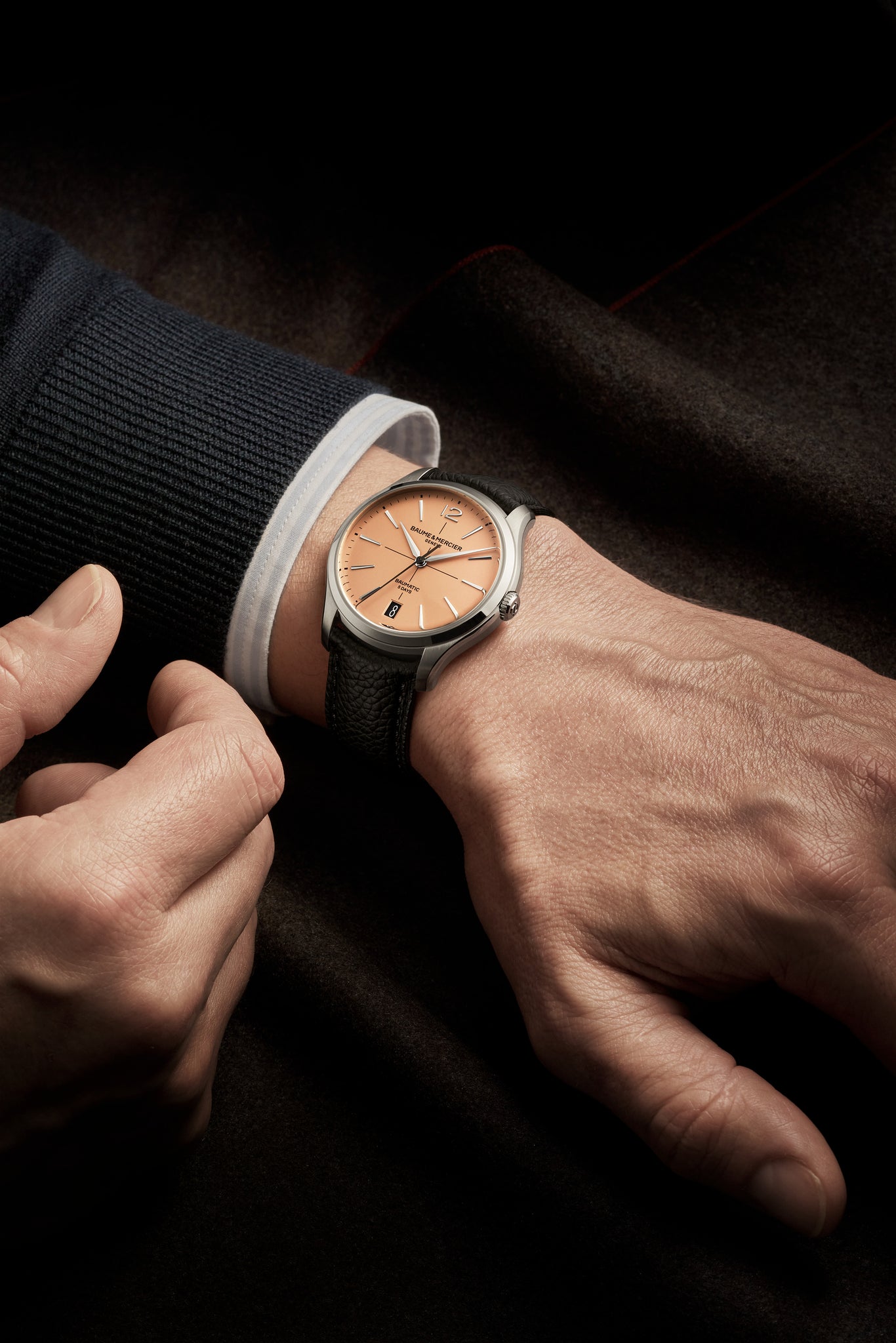 Baume Et Mercier Clifton Baumatic Limited Edition Automatic (Salmon Dial / 39mm)