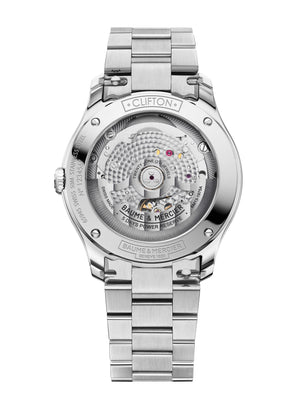 Baume Et Mercier Clifton Baumatic Automatic (White Dial / 39mm)