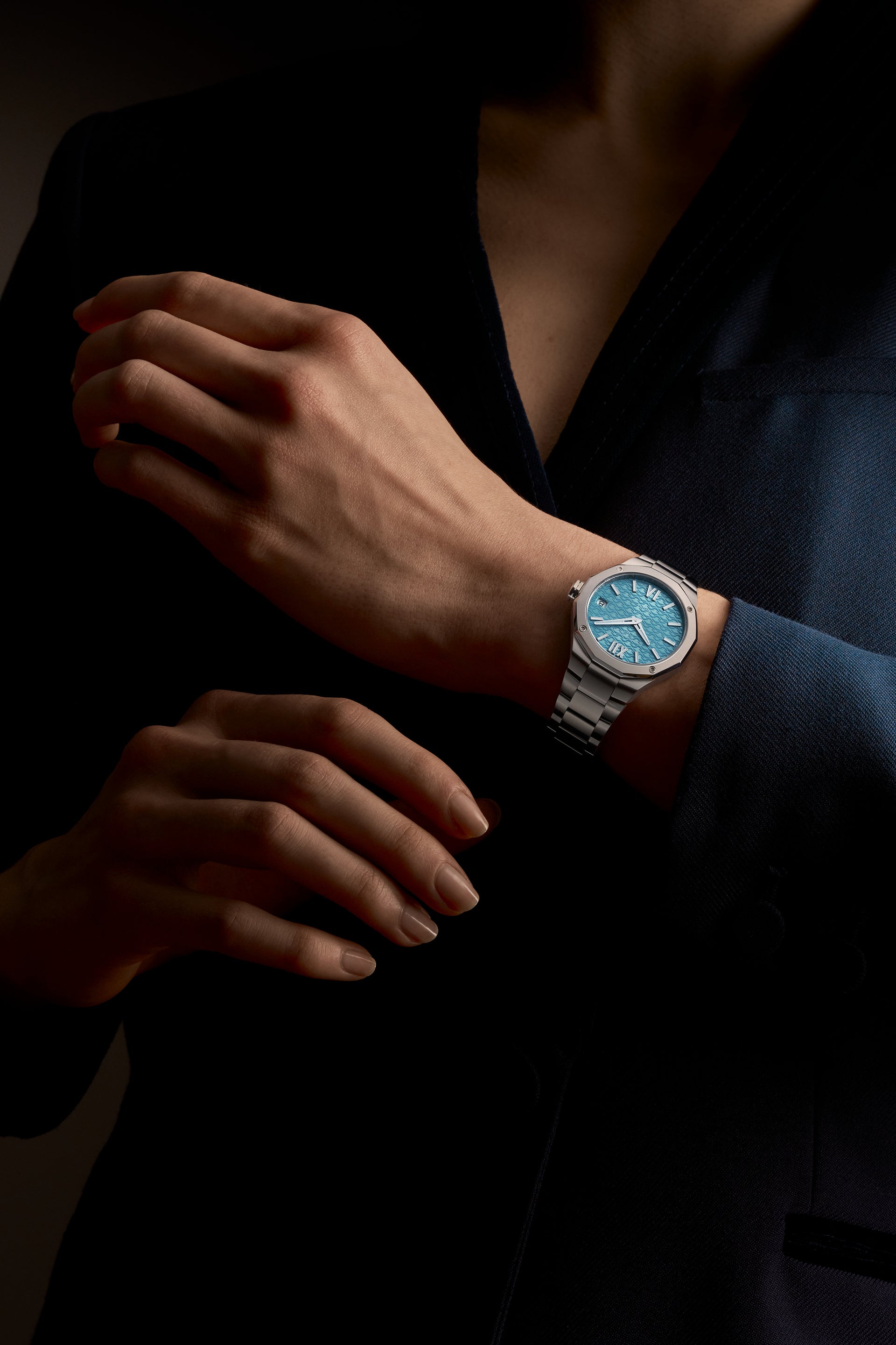 Baume Et Mercier Riviera Quartz (Turquoise Dial / 33mm)