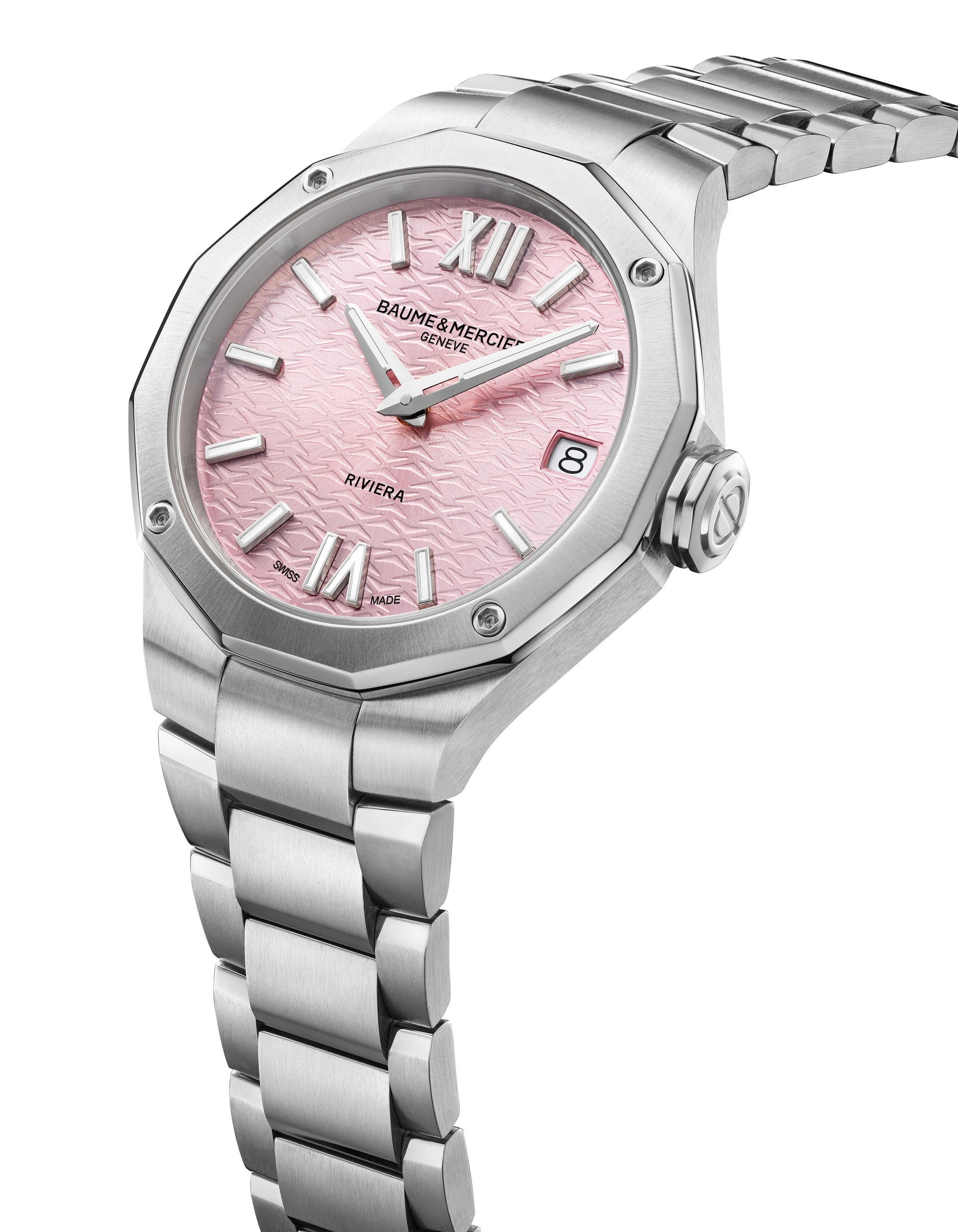 Baume Et Mercier Riviera Quartz (Pink Dial / 33mm)