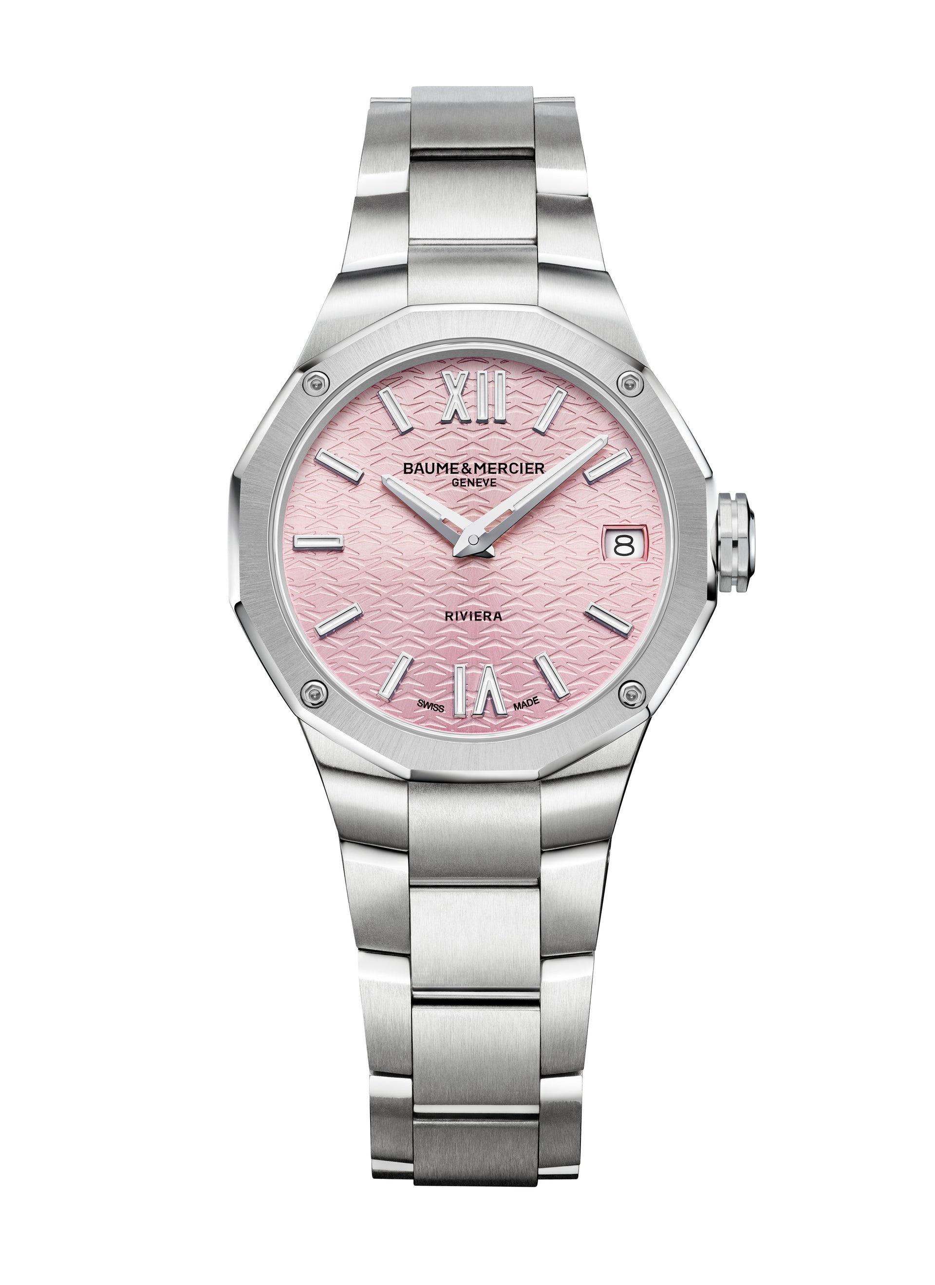 Baume Et Mercier Riviera Quartz (Pink Dial / 33mm)