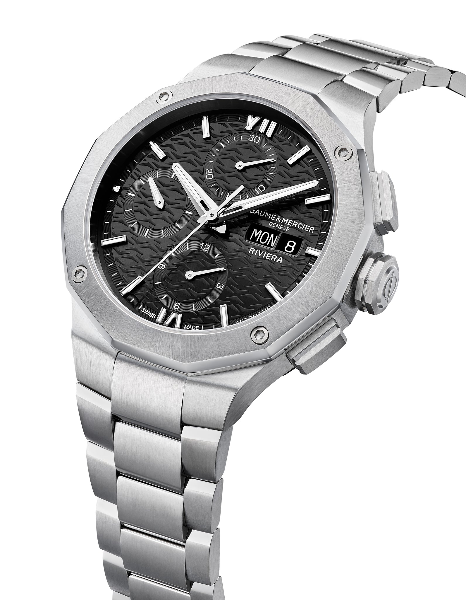Baume Et Mercier Riviera Automatic Chronograph (Black Dial / 41mm)