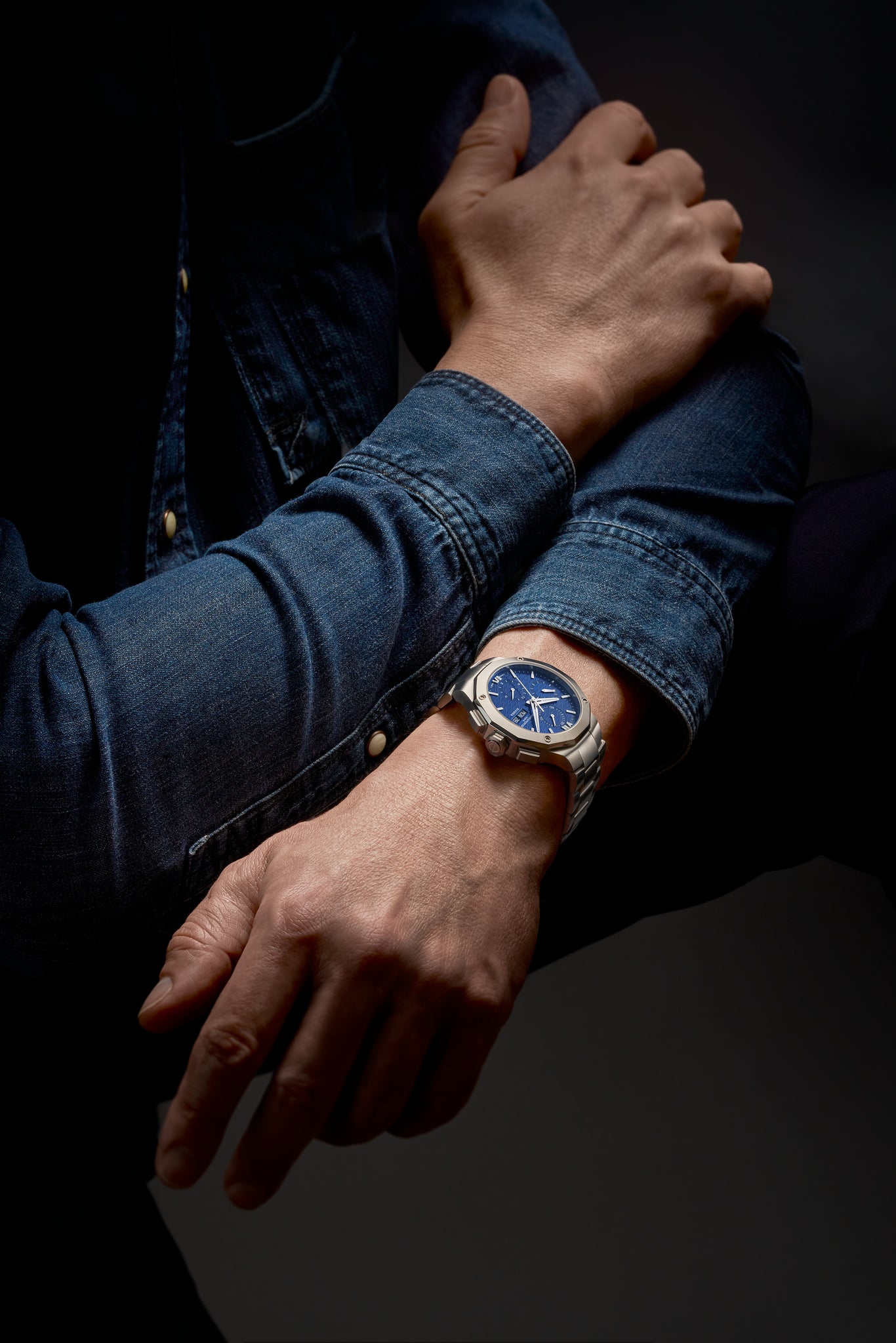 Baume Et Mercier Riviera Automatic Chronograph (Blue Dial / 41mm)