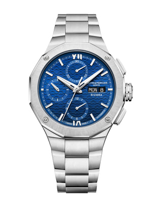 Baume Et Mercier Riviera Automatic Chronograph (Blue Dial / 41mm)