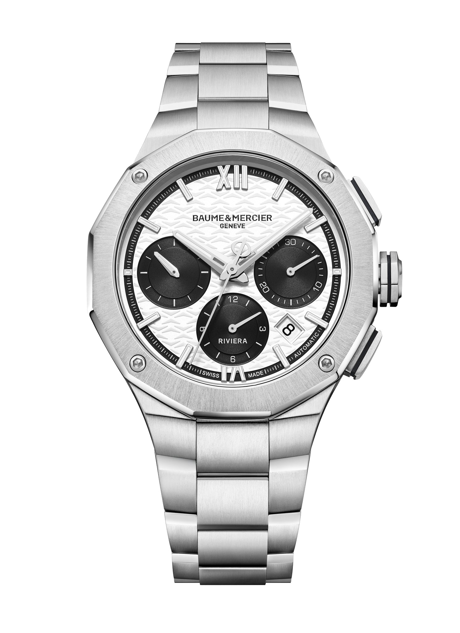 Baume Et Mercier Riviera Automatic Chronograph (White Dial / 41mm)