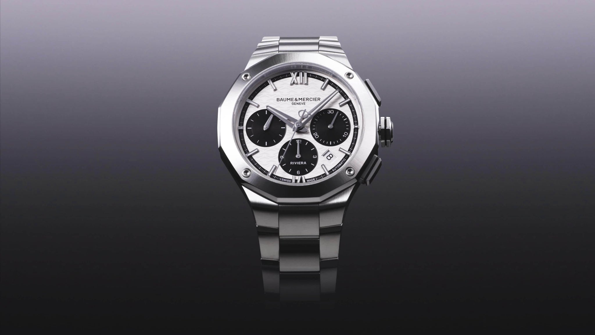 Baume Et Mercier Riviera Automatic Chronograph (White Dial / 41mm)
