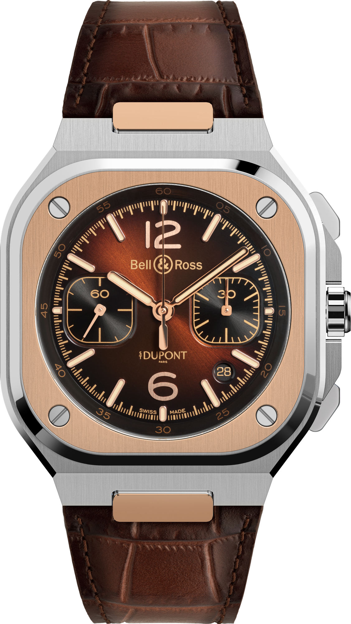 ル*ル様   ROSE フォーク STERLING 925 Bell & Ross BR 05 Chrono ST Dupont Limited Edition Automatic