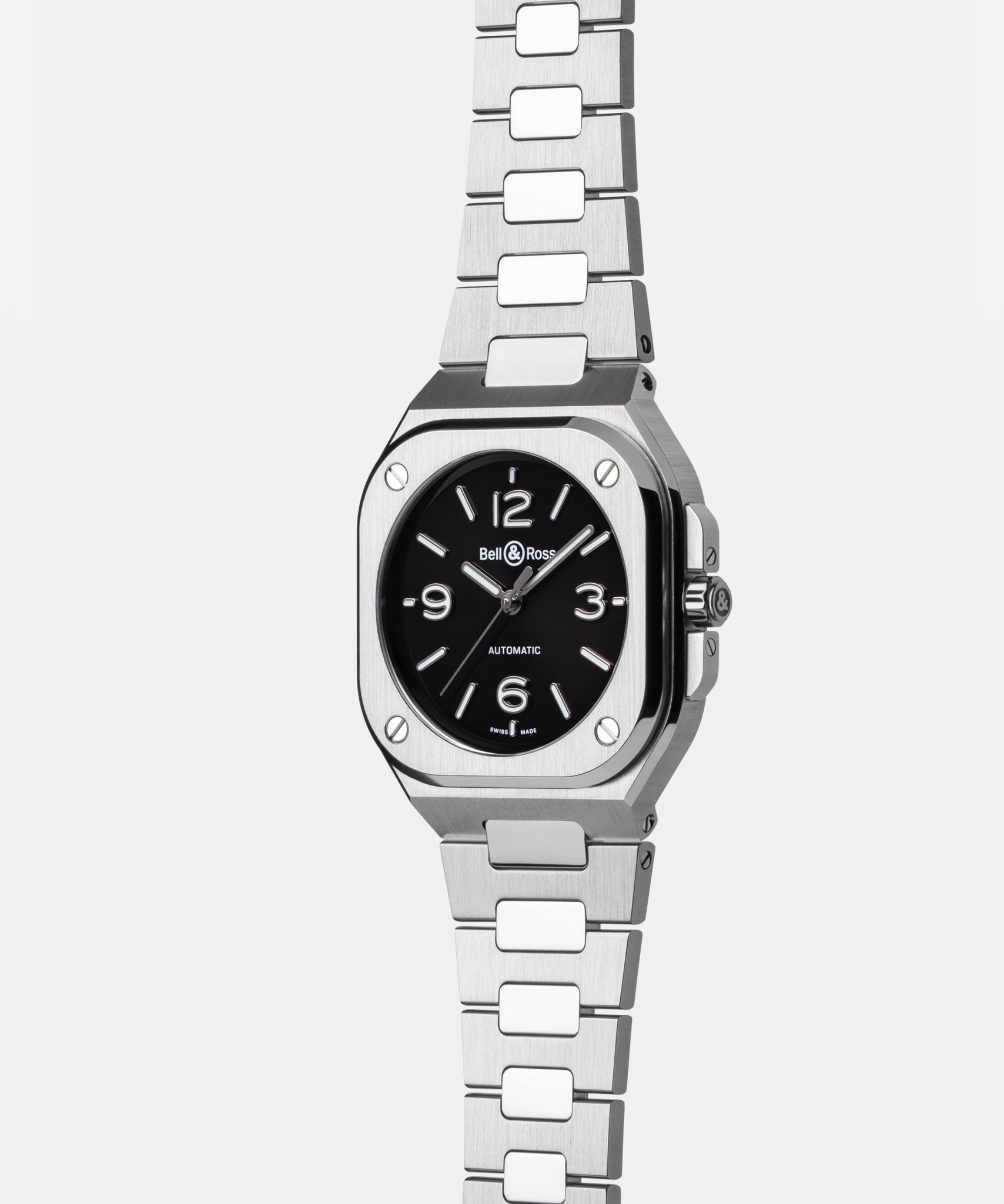 Bell & Ross BR 05 36MM Black Steel Automatic BR05A-S-BL-ST/SST (Black Dial / 36mm)