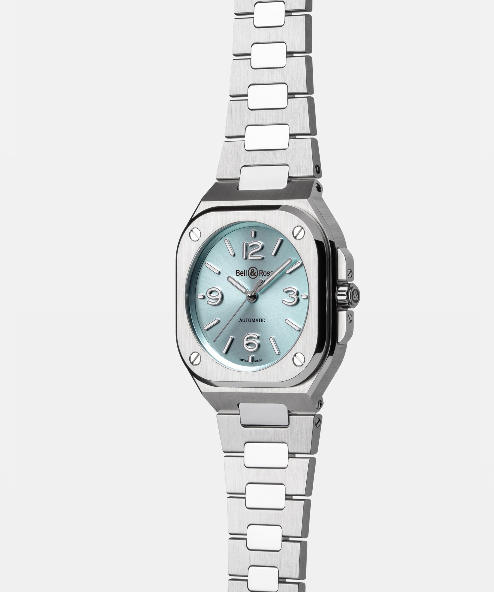 Bell & Ross BR 05 36MM Ice Blue Steel Automatic BR05A-S-BU-ST/SST (Ice Blue Dial / 36mm)