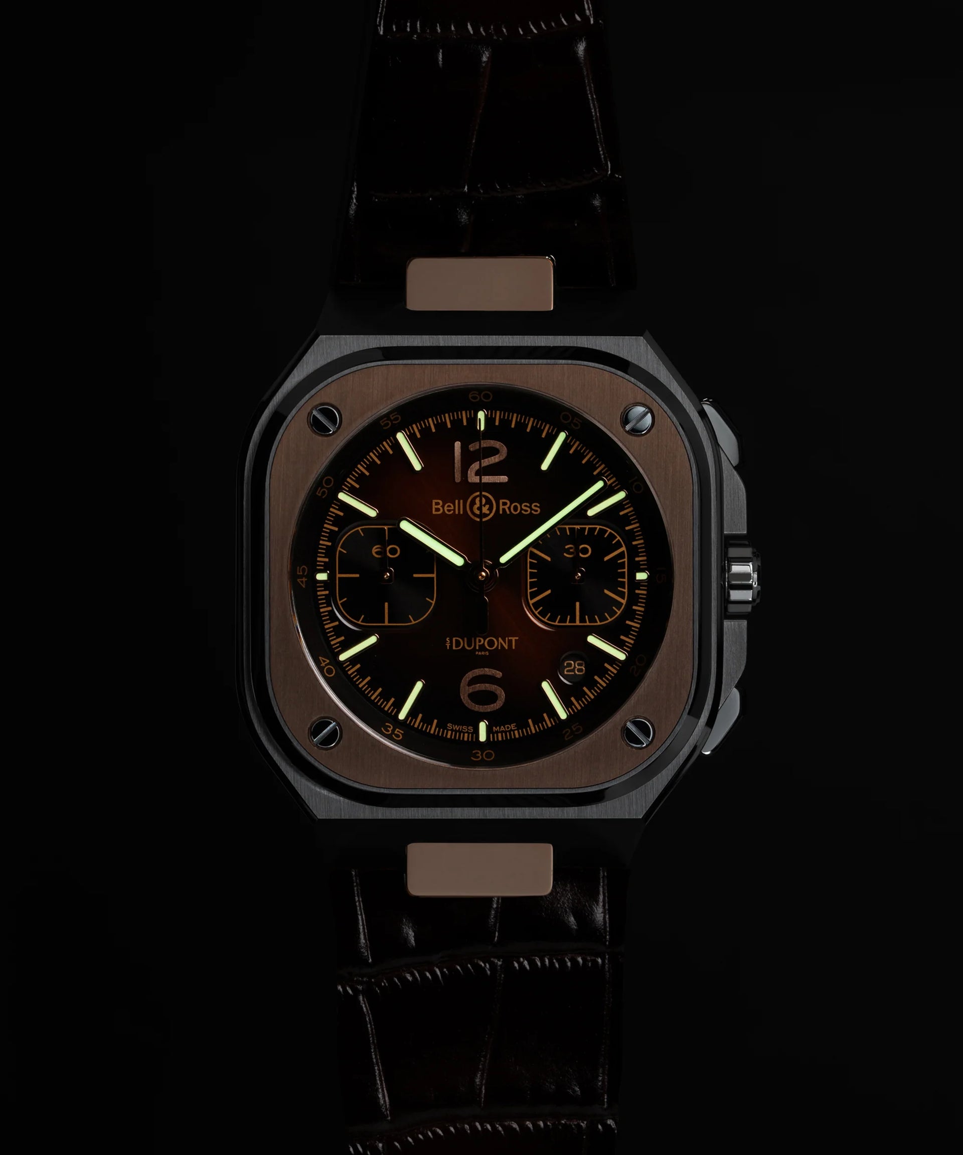 Bell & Ross BR 05 Chrono ST Dupont Limited Edition Automatic Chronograph BR05C-STD-STPG (Red Dial / 42mm)