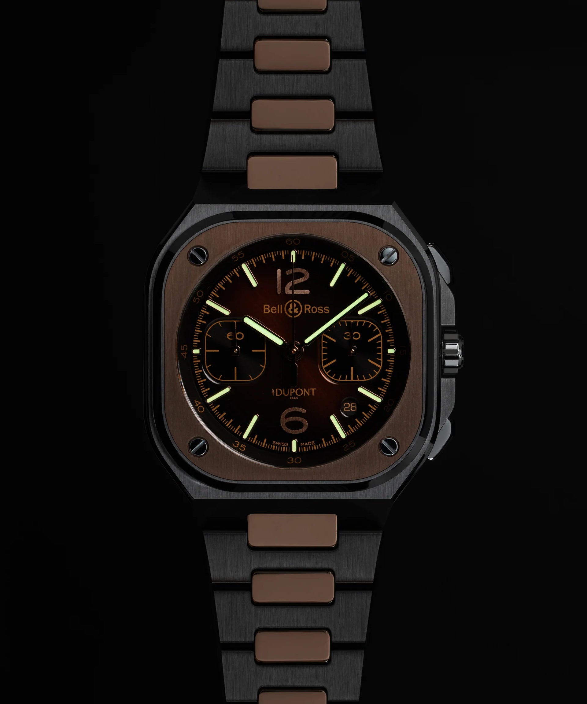 Bell & Ross BR 05 Chrono ST Dupont Limited Edition Automatic Chronograph BR05C-STD-STPG (Red Dial / 42mm)