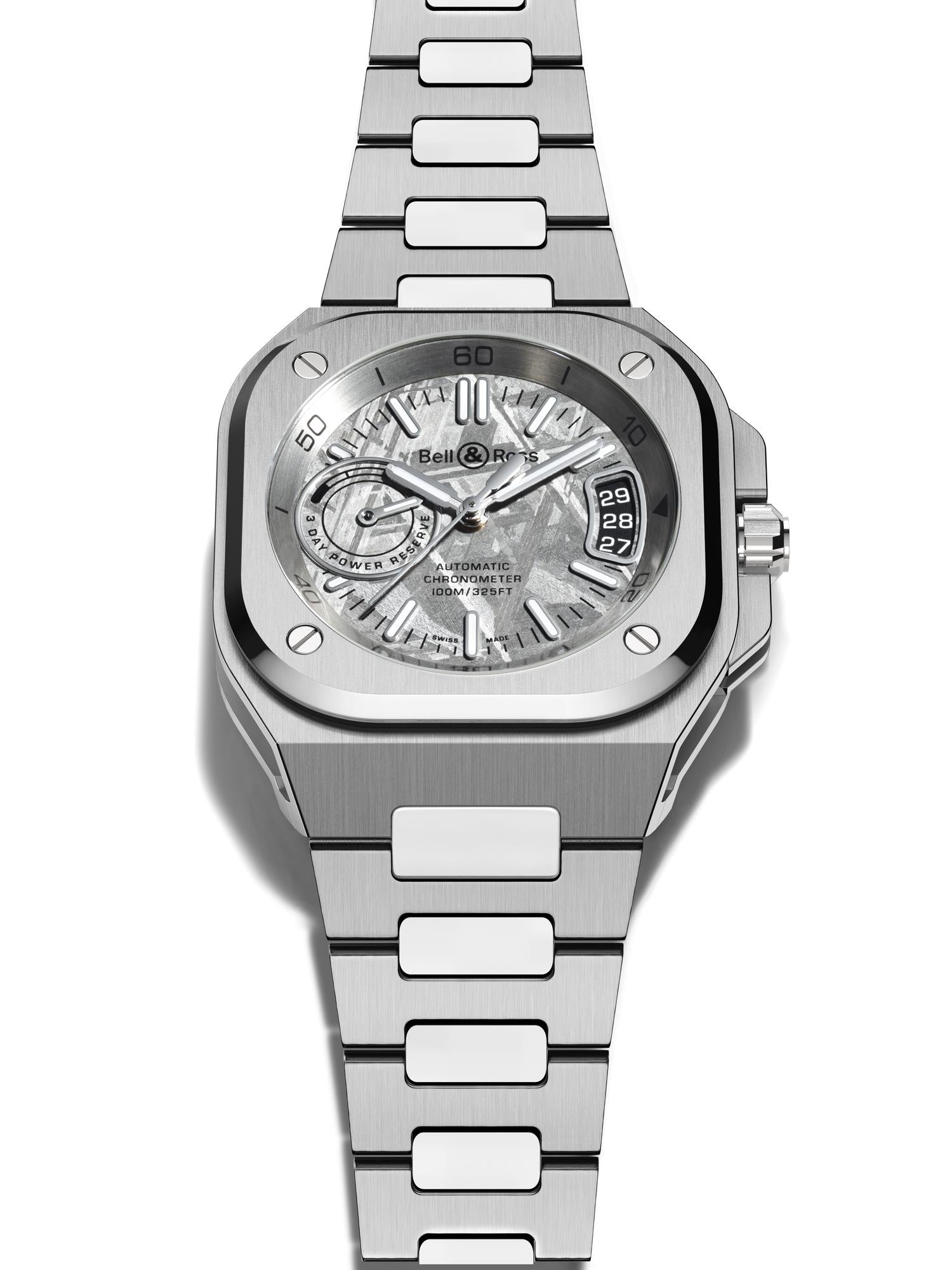 Bell & Ross BR-X5 Meteorite Automatic BRX5R-MTR-ST (Silver Meteorite Dial / 41mm)