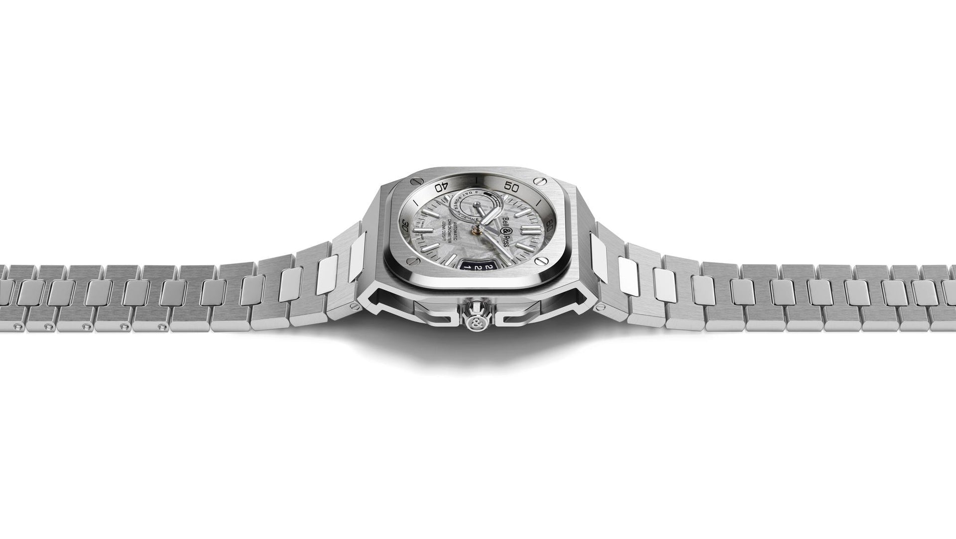 Bell & Ross BR-X5 Meteorite Automatic BRX5R-MTR-ST (Silver Meteorite Dial / 41mm)