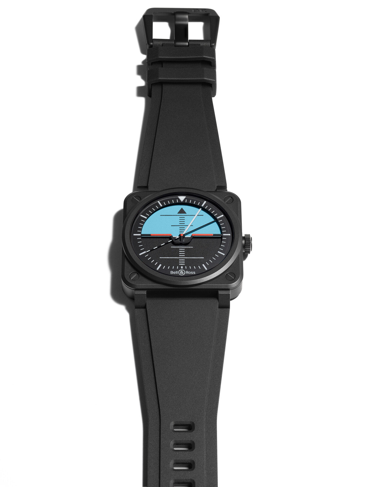 Bell & Ross BR 03 Horizon Limited Edition Automatic BR03A-HRZ-CE/SRB (Black/Turquoise Dial / 41mm)
