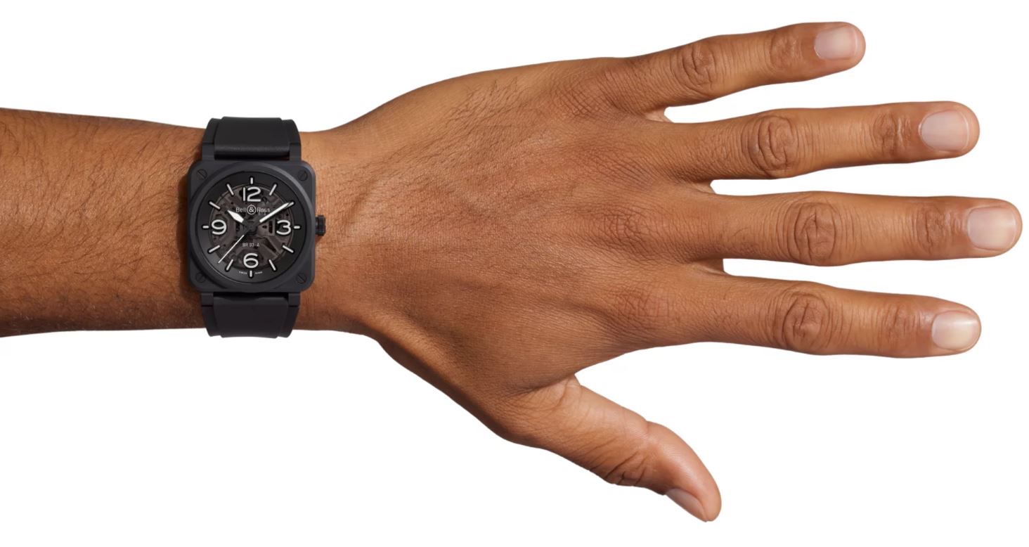 Bell & Ross BR 03 Skeleton Black Ceramic Automatic BR03A-BL-SKCE/SRB (Black Dial / 41mm)