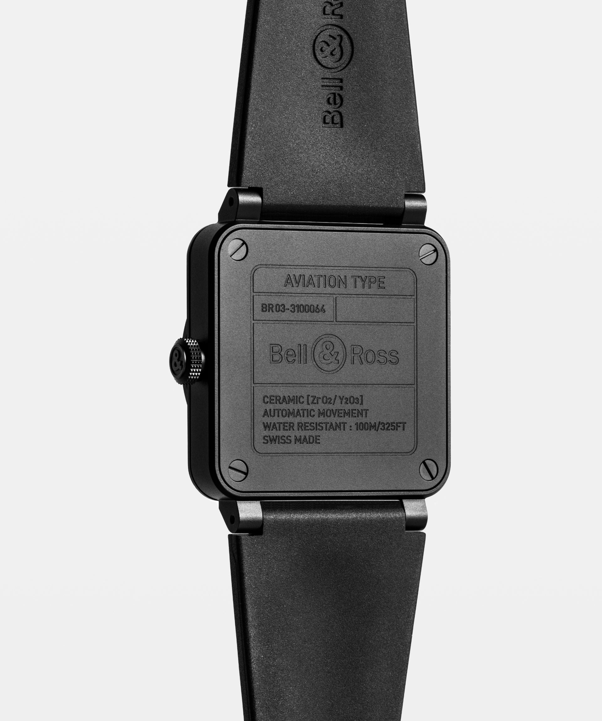 Bell & Ross BR 03 Black Matte Automatic BR03A-BL-CE/SRB (Black Dial / 41mm)