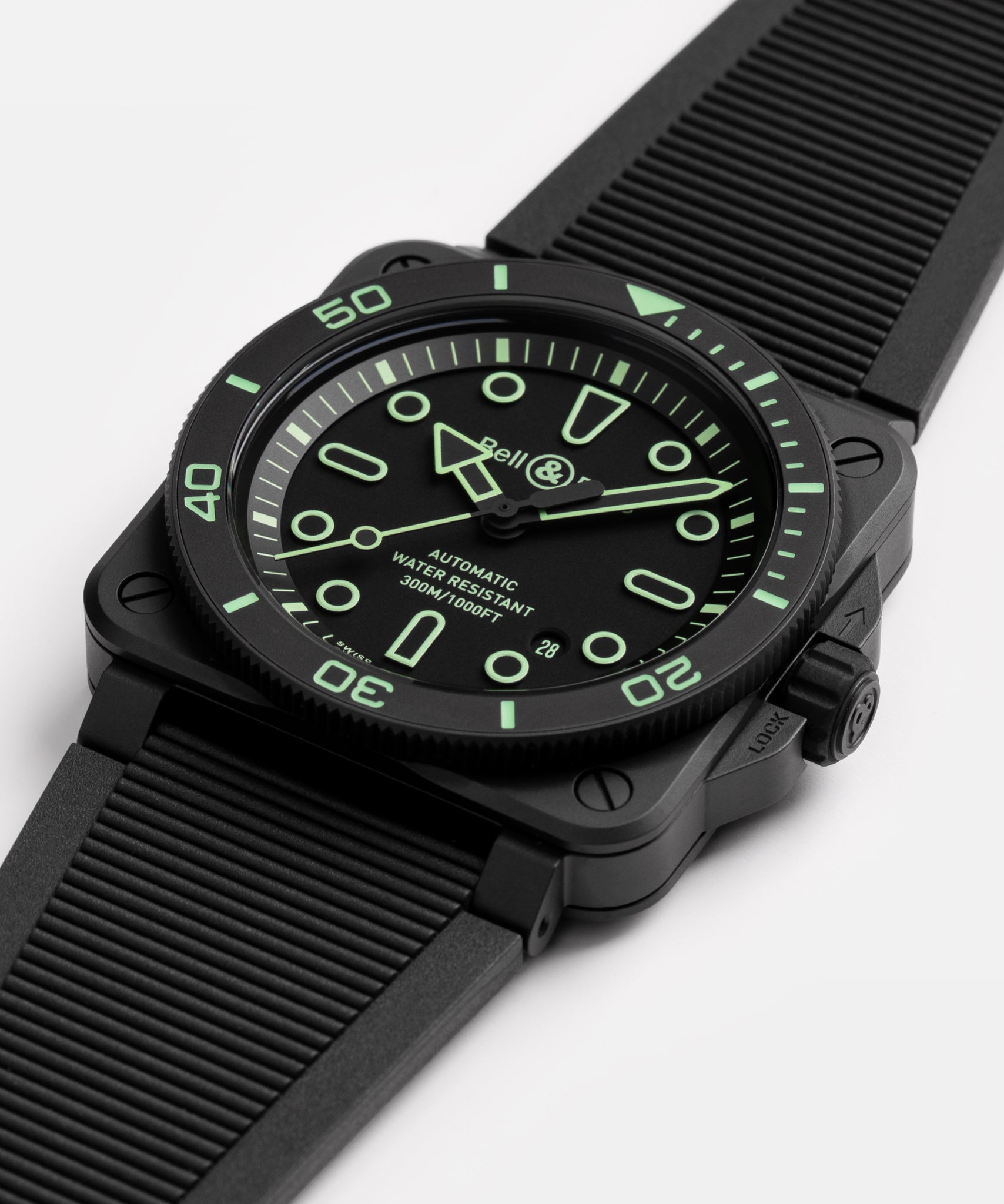 Bell & Ross BR 03 Diver Lum Outline Automatic BR03A-D-OL-CE/SRB (Black Dial / 42mm)
