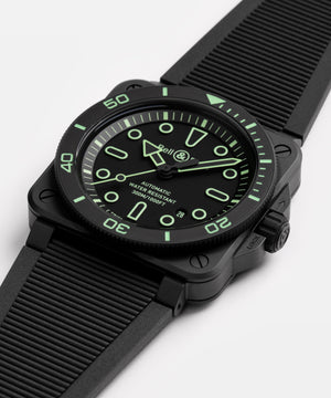 Bell & Ross BR 03 Diver Lum Outline Automatic BR03A-D-OL-CE/SRB (Black Dial / 42mm)