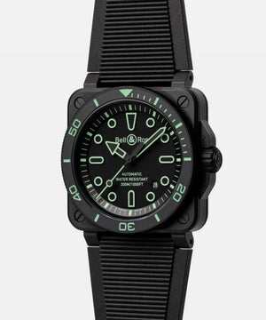 Bell & Ross BR 03 Diver Lum Outline Automatic BR03A-D-OL-CE/SRB (Black Dial / 42mm)