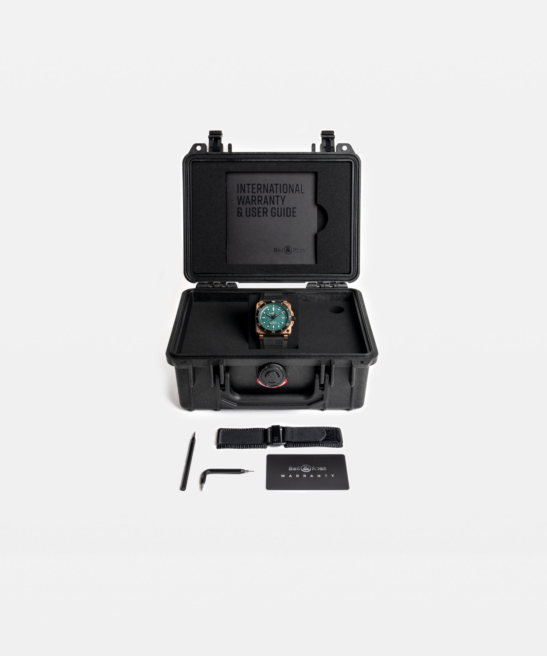Bell & Ross BR 03-92 Diver Black & Green Bronze Automatic BR0392-D-LT-BR/SRB (Green Dial / 42mm)
