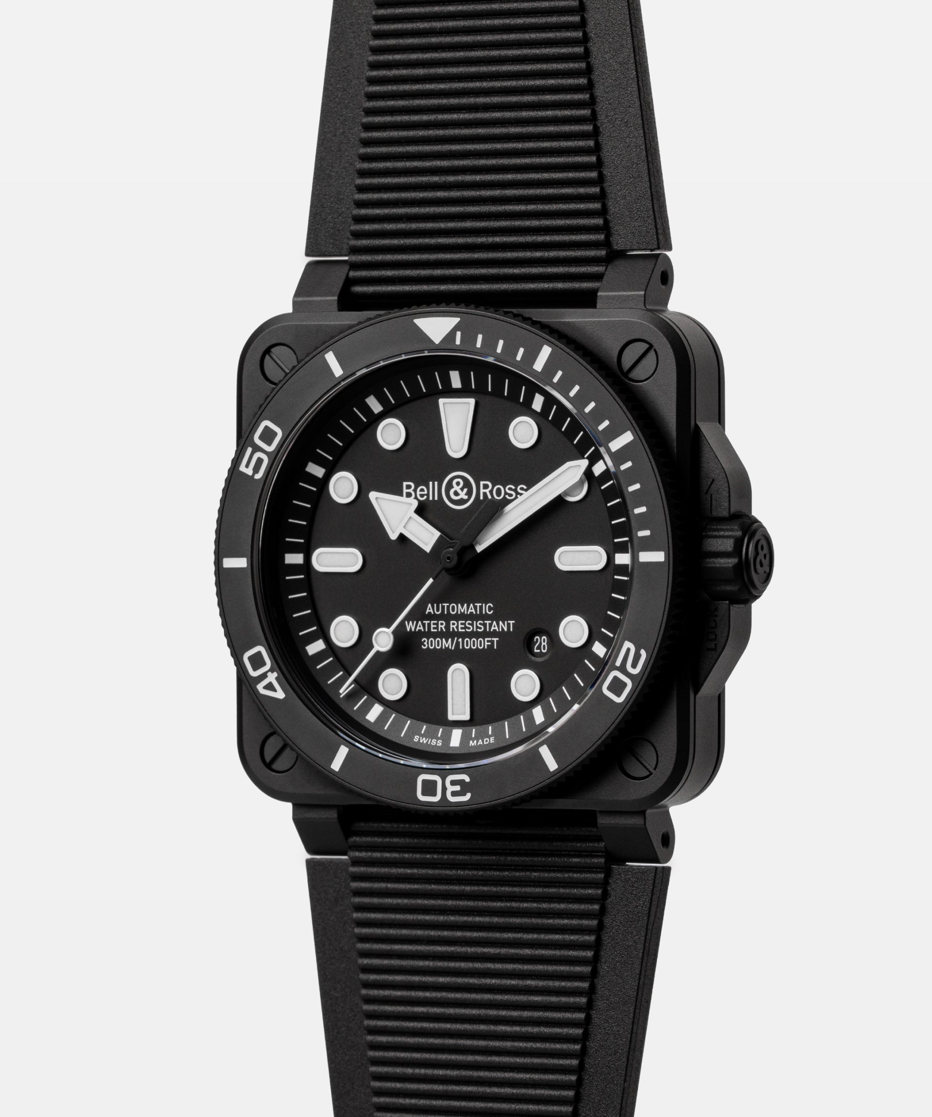 Bell & Ross BR 03 Diver Black Matte Ceramic Automatic BR03A-D-BL-CE/SRB (Black Dial / 42mm)