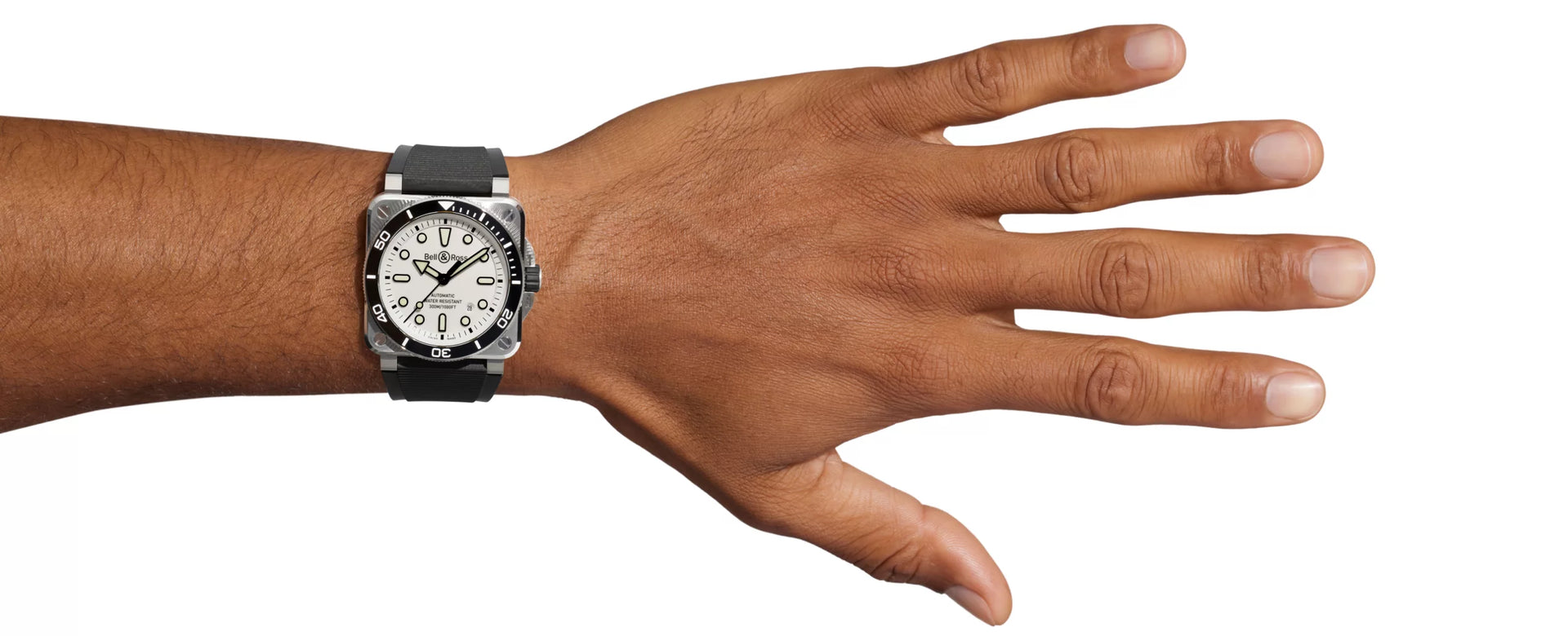 Bell & Ross BR 03 Diver White Steel Automatic BR03A-D-WH-ST/SRB (White Dial / 42mm)