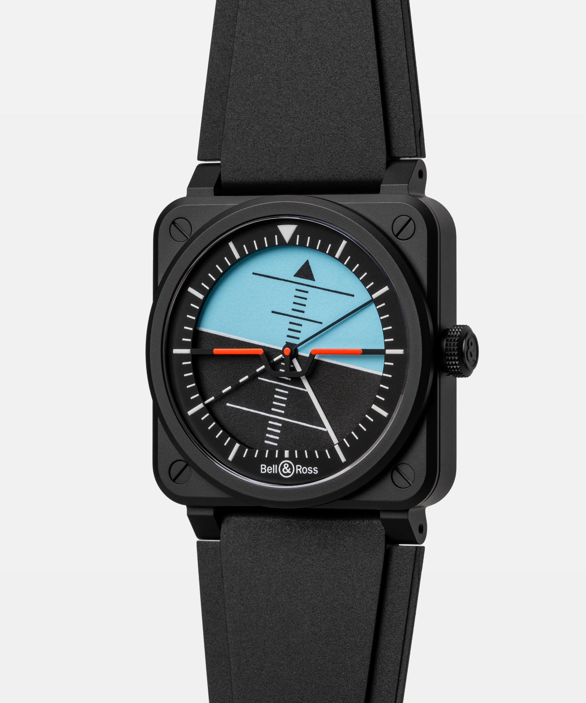 Bell & Ross BR 03 Horizon Limited Edition Automatic BR03A-HRZ-CE/SRB (Black/Turquoise Dial / 41mm)