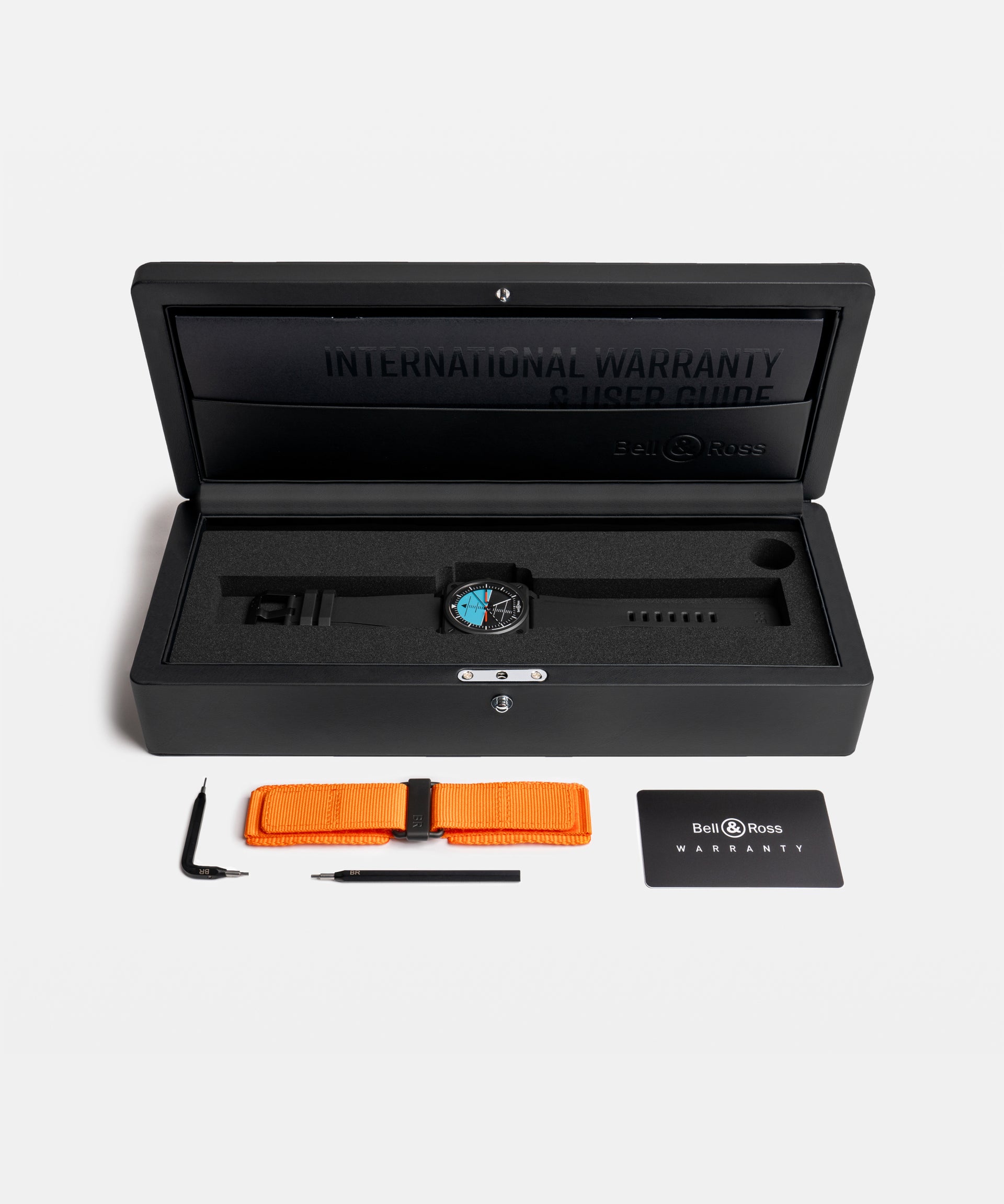 Bell & Ross BR 03 Horizon Limited Edition Automatic BR03A-HRZ-CE/SRB (Black/Turquoise Dial / 41mm)