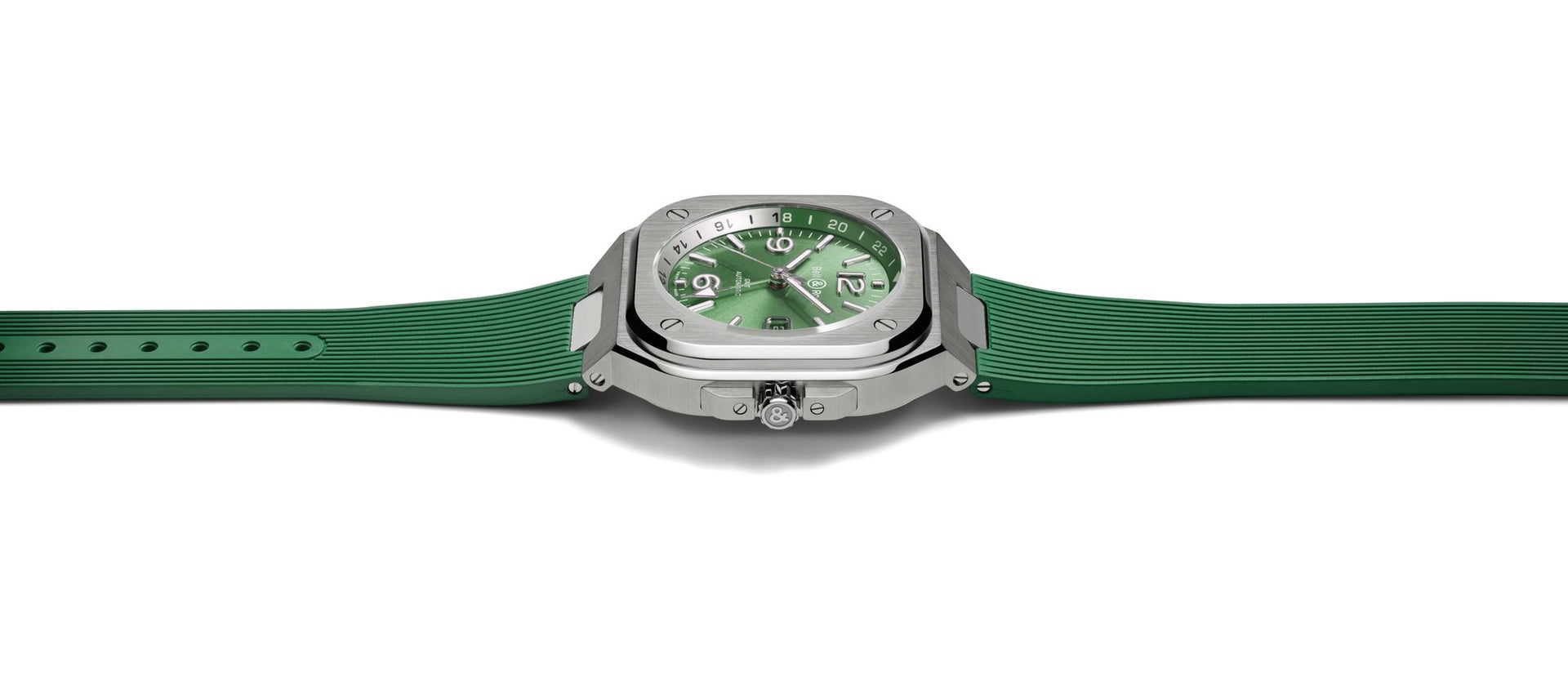 Bell & Ross BR 05 GMT Green Steel Automatic BR05G-GN-ST (Green Dial / 41mm)