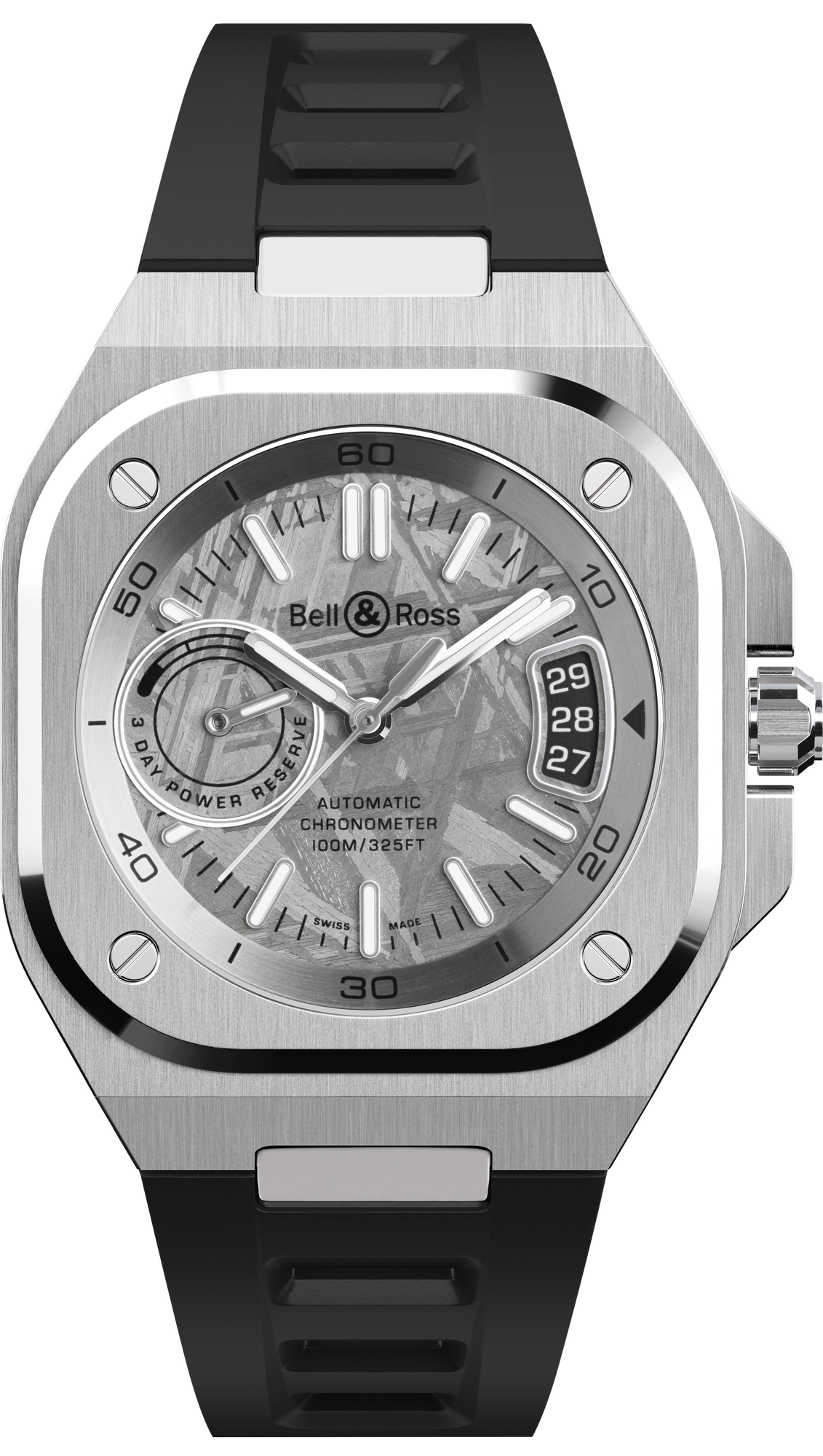 Bell & Ross BR-X5 Meteorite Automatic BRX5R-MTR-ST (Silver Meteorite Dial / 41mm)