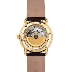 Frederique Constant Classics Heart Beat Moonphase Date Automatic (White Dial / 40mm / Yellow Gold Plated Case)