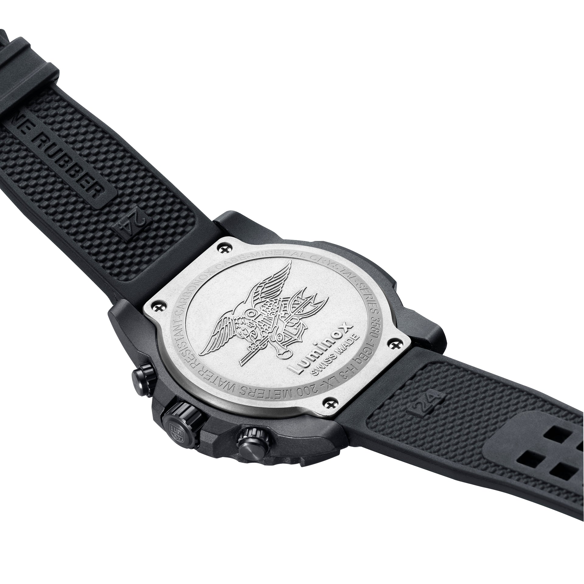 Navy SEAL Chronograph, 45MM - Black/Red Dial
