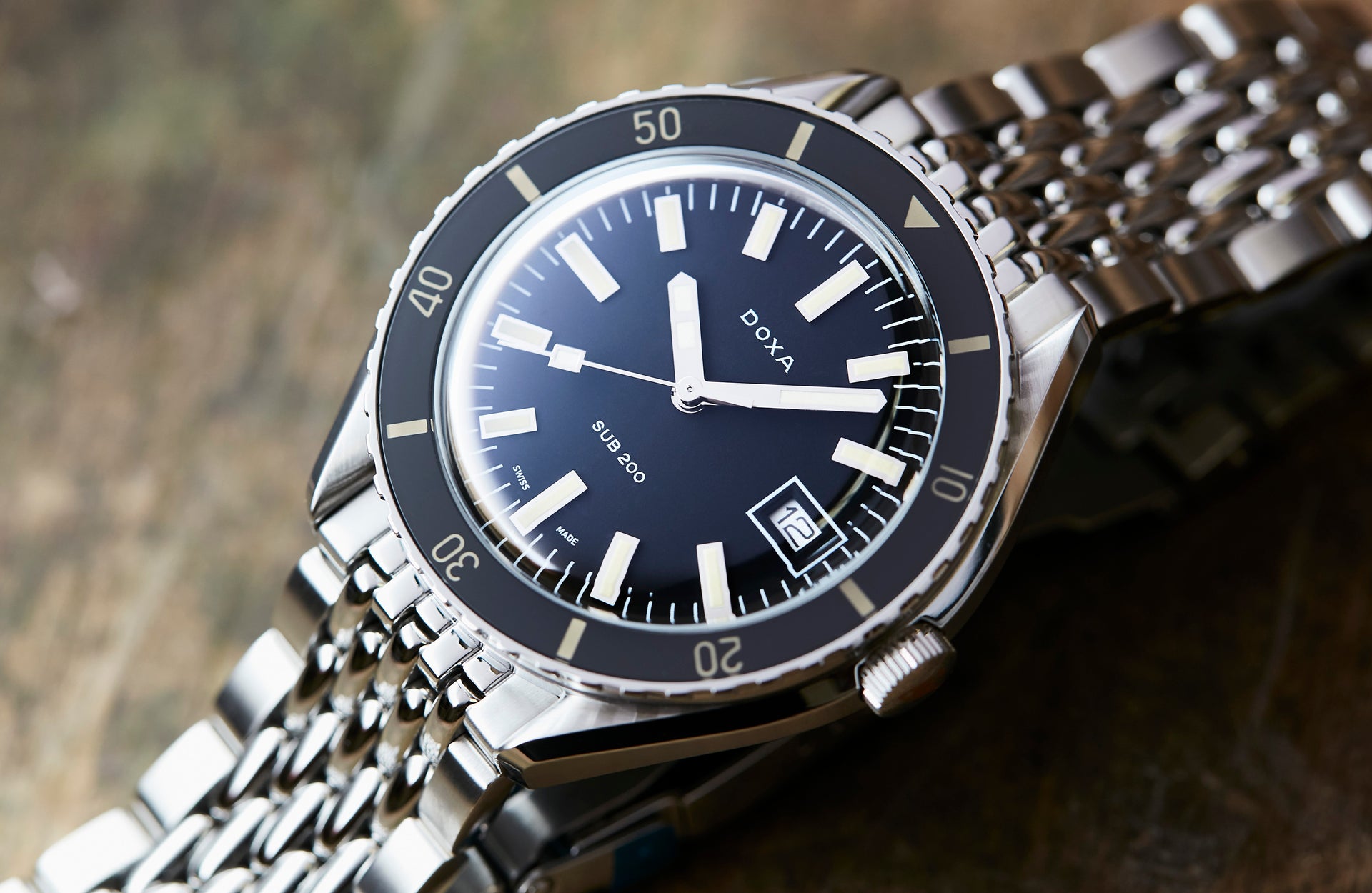 Doxa SUB 200 Caribbean Automatic (Blue Dial / 42mm)