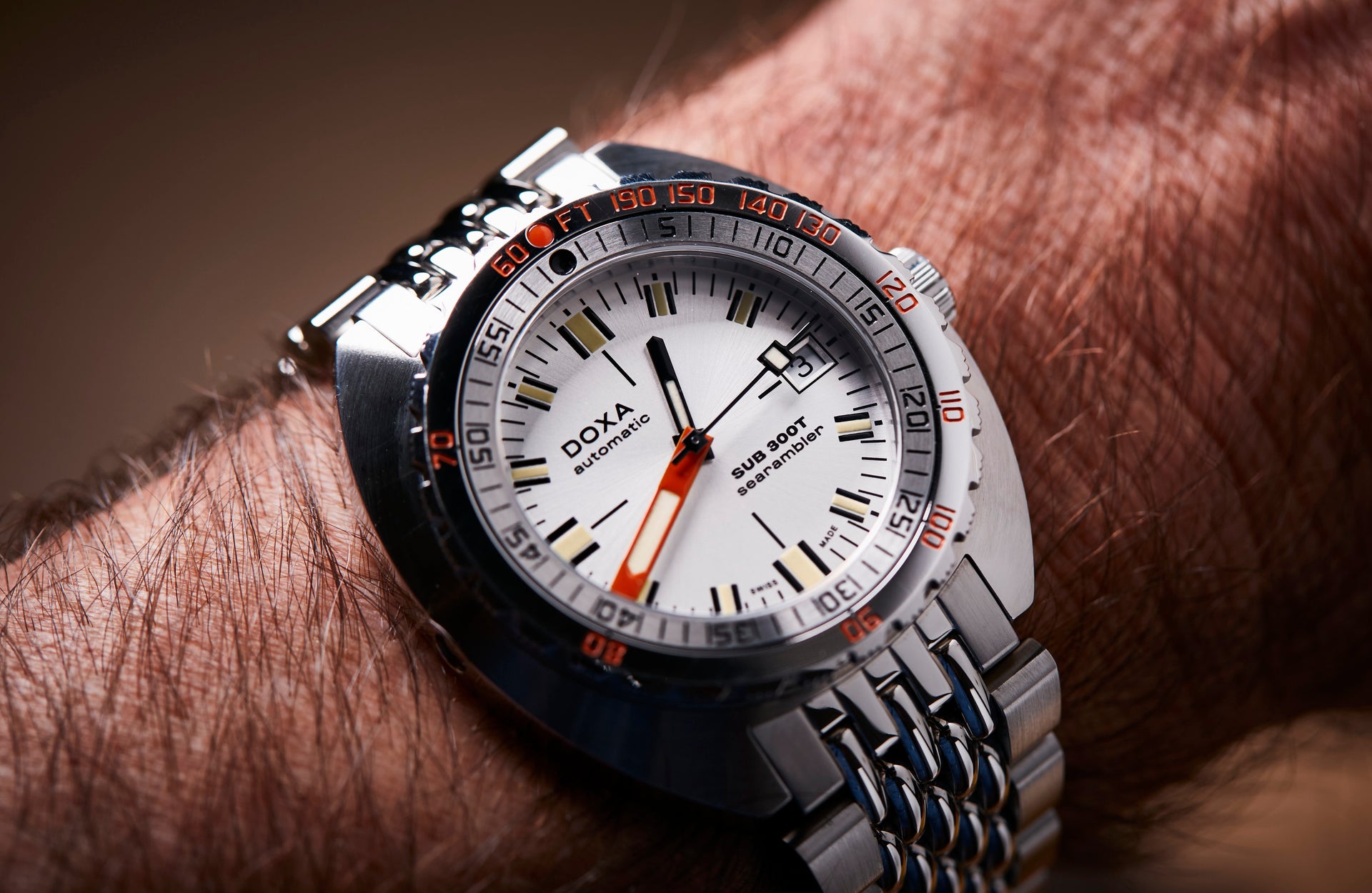 Doxa SUB 300T Searambler Automatic (Silver Dial / 42.5mm)