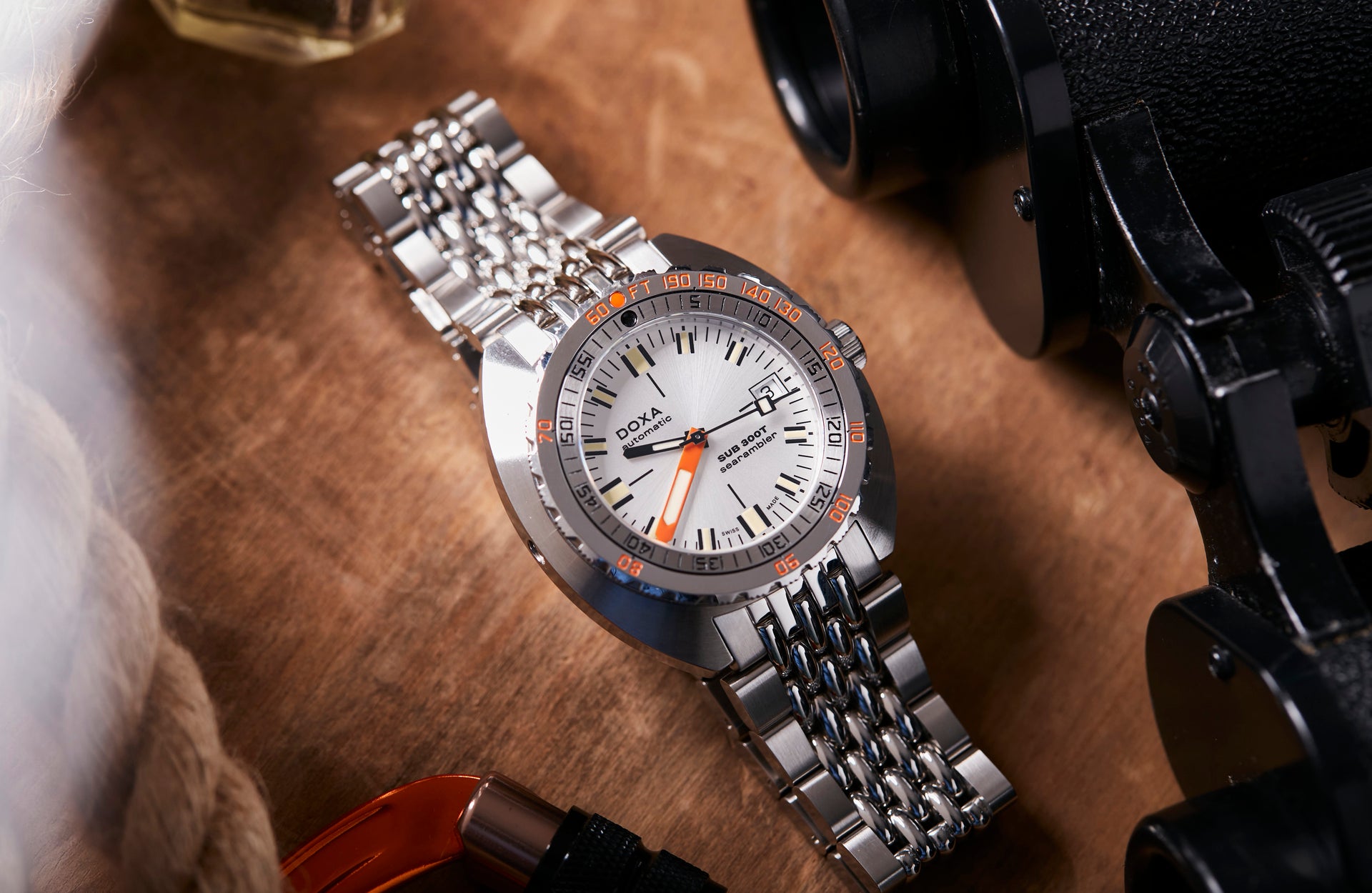 Doxa SUB 300T Searambler Automatic (Silver Dial / 42.5mm)