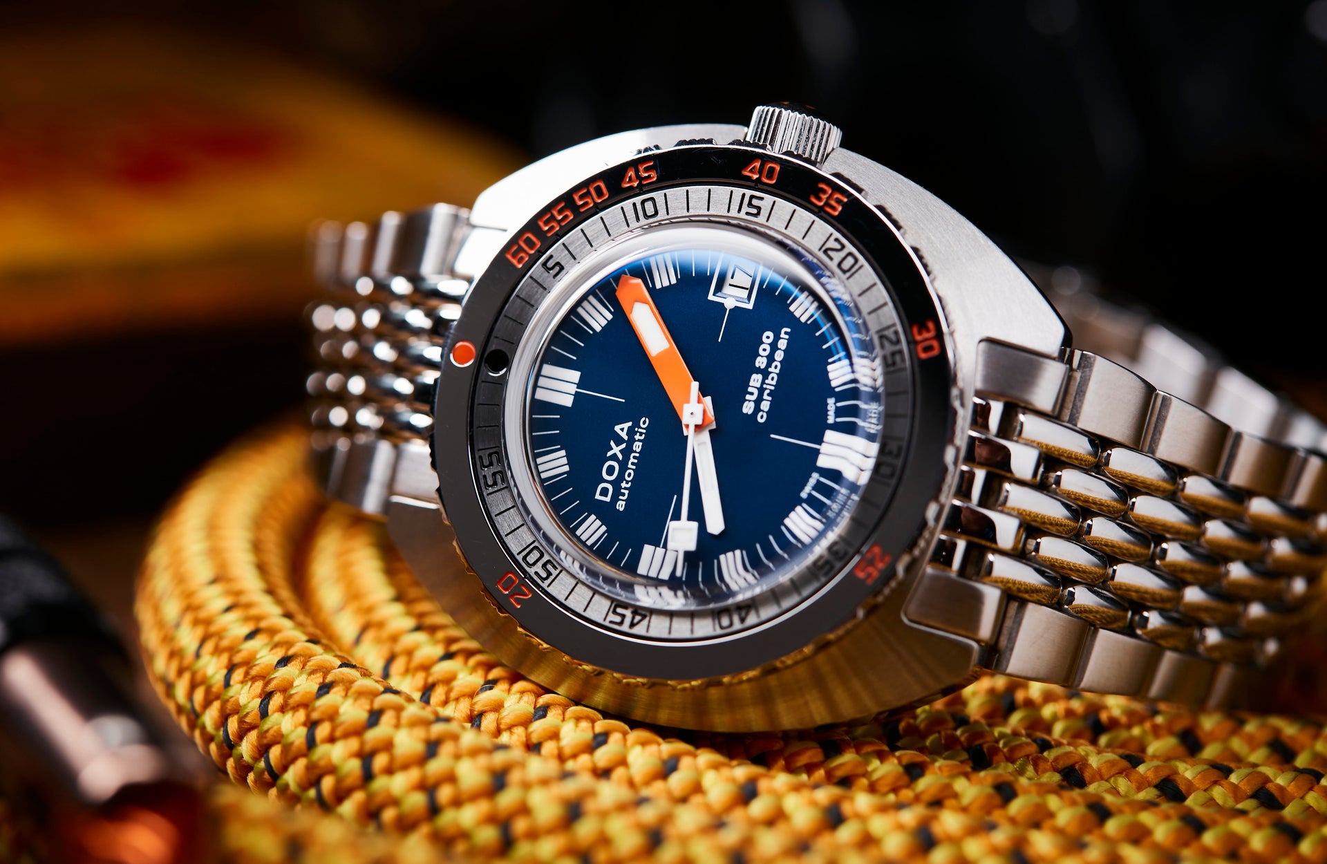 Doxa SUB 300 Caribbean Automatic (Blue Dial / 42.5mm)