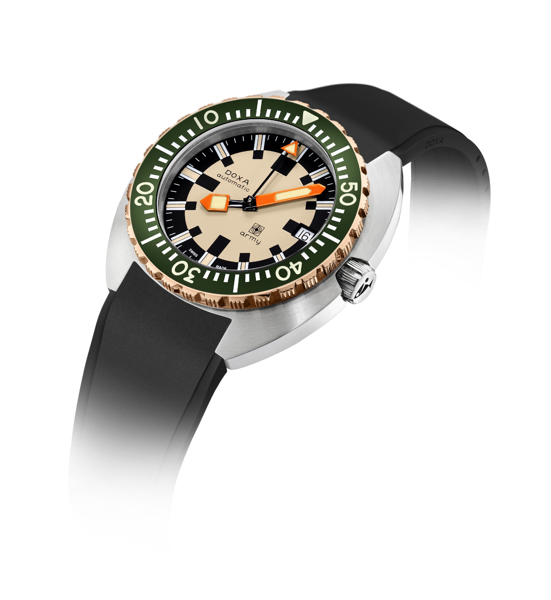 Doxa Army Bronze Bezel Automatic (Beige Dial / 42.5mm)