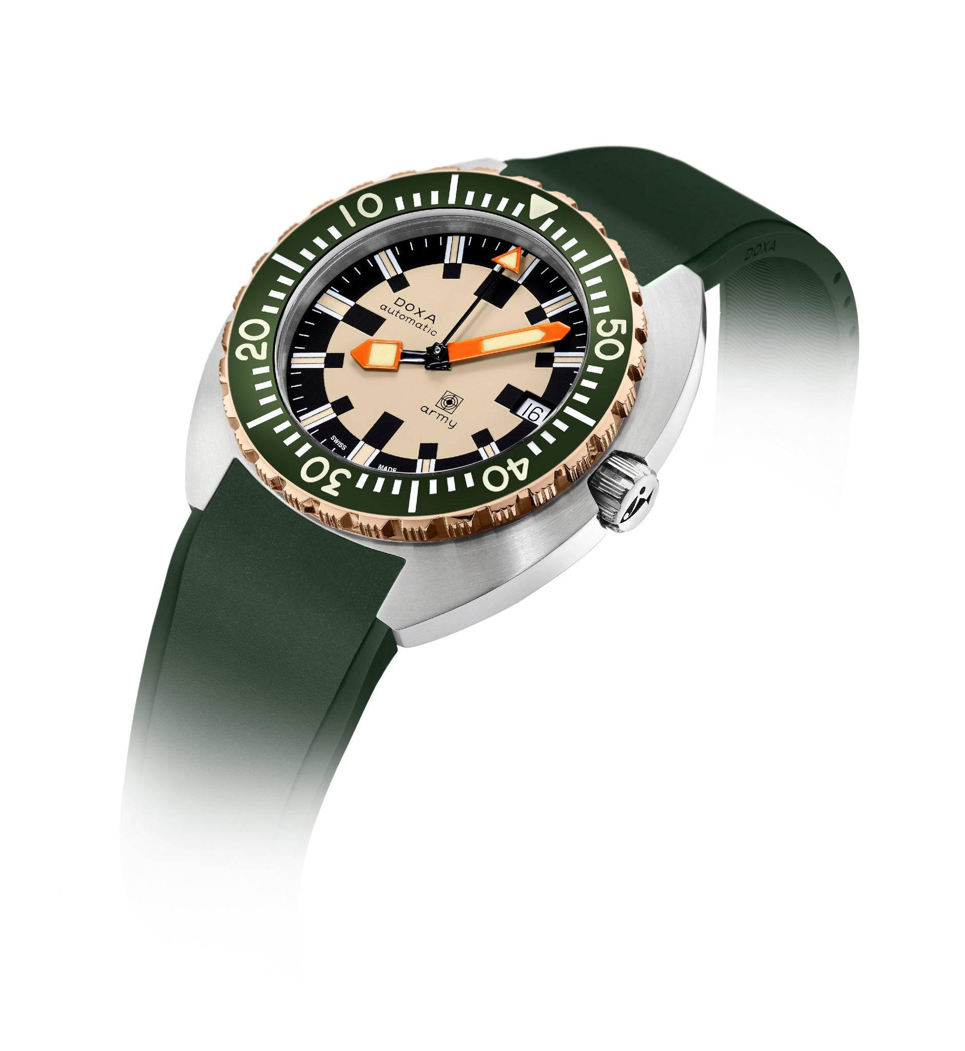 Doxa Army Bronze Bezel Automatic (Beige Dial / 42.5mm)