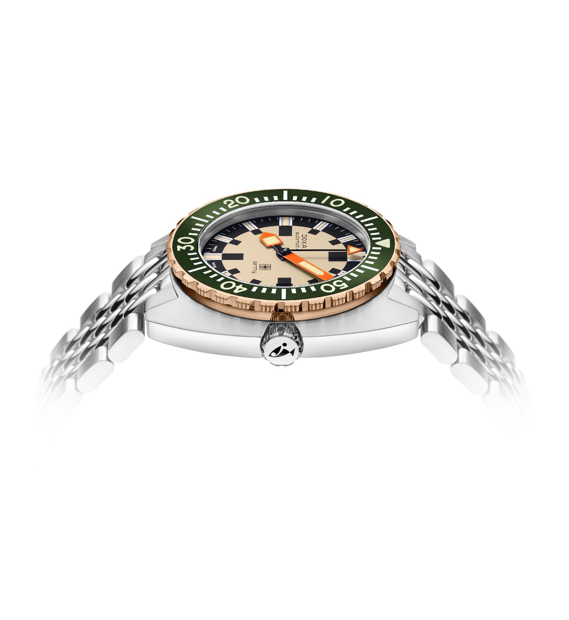 Doxa Army Bronze Bezel Automatic (Beige Dial / 42.5mm)