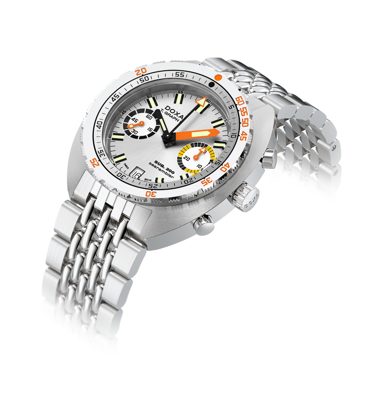 Doxa SUB 200 T.GRAPH II Searambler Automatic Chronograph (Silver Dial / 42mm)