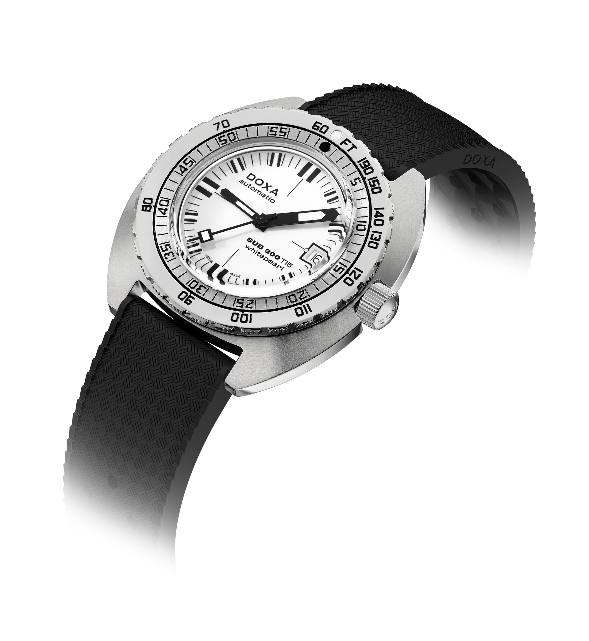 Doxa SUB 300 Ti5 Whitepearl Automatic (White Dial / 42.5mm)